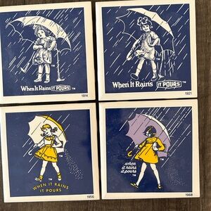 Ceramic tile Morton Salt Coasters